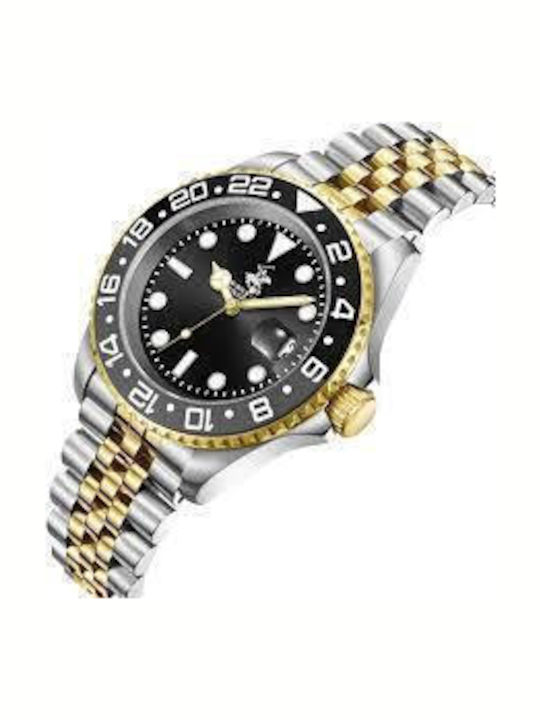 Beverly Hills Polo Club Watch Battery with Metal Bracelet