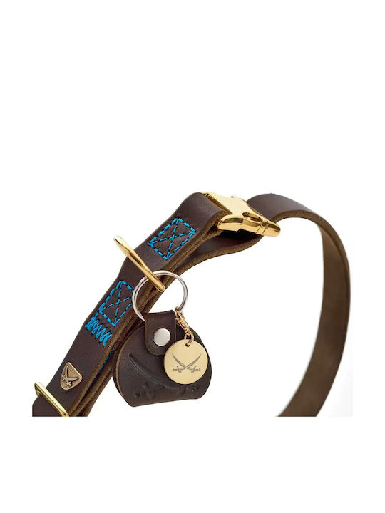 Δερμάτινο Περιλαίμιο Σκύλου Hunter Sansibar Xl Dark Brown