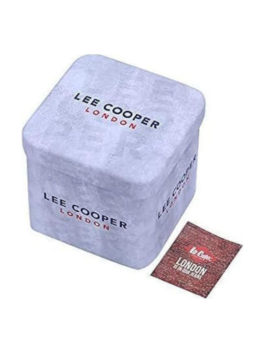 Lee Cooper Men's Watch 30mm Battery with Gold Metal Bracelet
