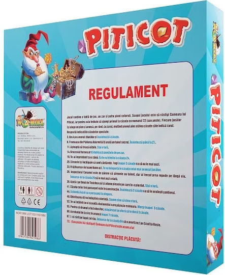 Joc de Societate Piticot's Treasure pentru 2-4 Jucători 3+ Ani Noriel