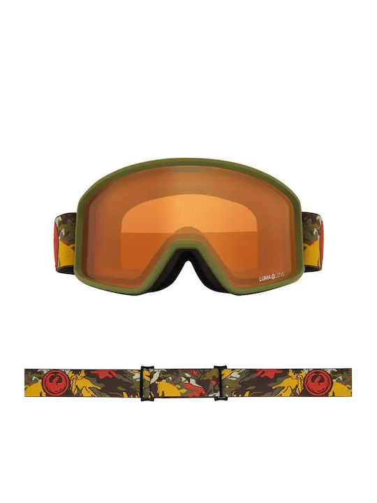 Dragon Alliance Masca de schi și snowboard Pentru copii Verde cu Lentilă în culoarea Verde