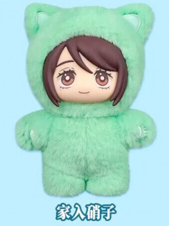 Plush Keychain Jujutsu Kiasen Cat Ear Plush Keychain Blind Box 1 Piece Random Selection