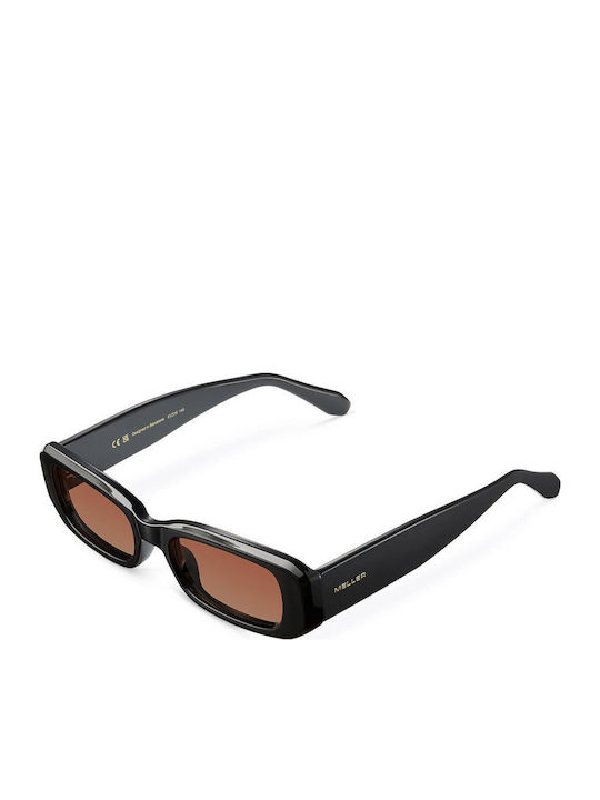 Meller Sisi Unisex Sunglasses with Black Plastic Frame and Orange Polarized Lens SIS-TUTGBROWN