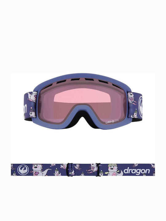 Dragon Alliance Lil D Masca de schi și snowboard Pentru copii Violet cu Lentilă în culoarea Violet