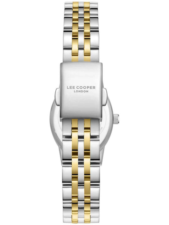 Lee Cooper Γυναικείο Ρολόι 24mm Μπαταρίας με Χρυσό Μεταλλικό Μπρασελέ