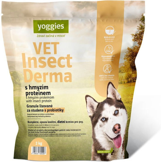 Dry Dog Food Vet Insect Derma Protein of Insects & Probiotics Cold Pressed Yoggies Mini 2 Kg