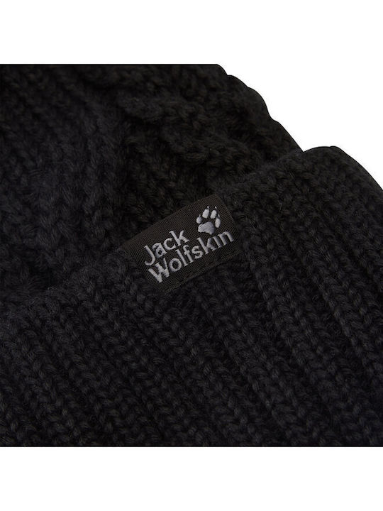 Beanie Unisex Beanie Knitted in Black color