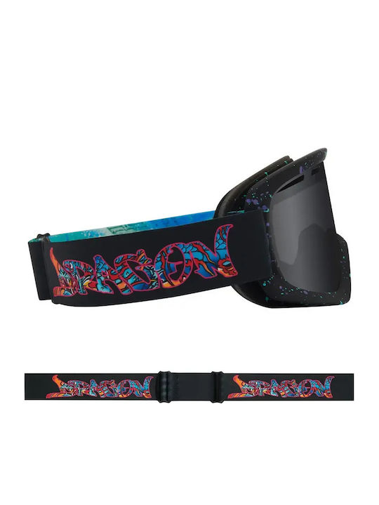 Μάσκα Σκι & Snowboard Ενηλίκων Μπλε με Φακό Φιμέ Μπλε