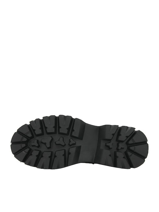 Leder Stiefeletten Damen Braun