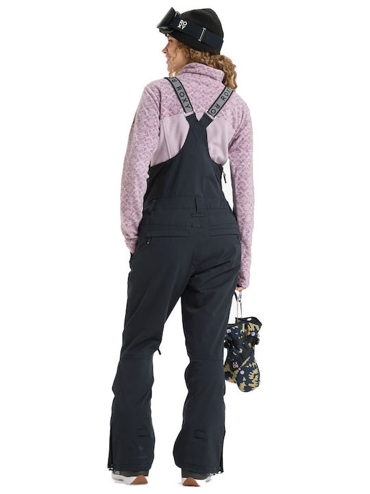 Roxy Rideout Snow ERJTP03290-KVJ0 Women's Dungarees for Ski & Snowboard Black