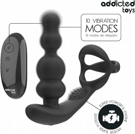 Addicted Toys Πρωκτικός Δονητής με Δυνατότητα Ασύρματης Λειτουργίας