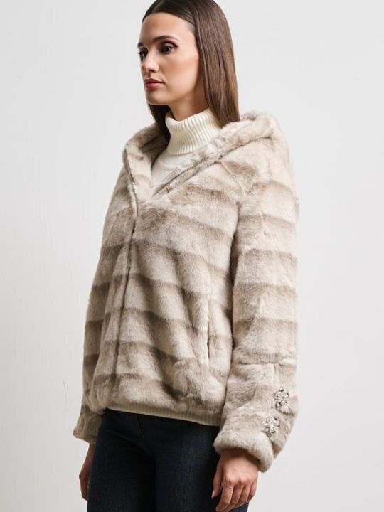 Дамска кожухарка Beige