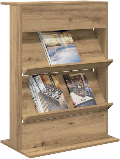 vidaXL Zeitschriftenständer Braun 70x41x96cm 1Stück