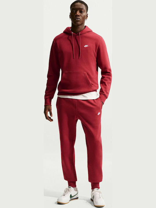 Club Sweatpants with Elastic Team Crimson / White