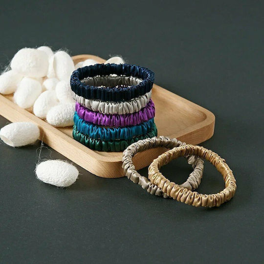 100% Pure Alhena Natural Silk Hair Elastic Golden Beige
