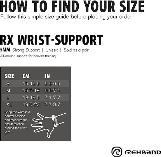 Rehband Rx Wrist Support 5mm