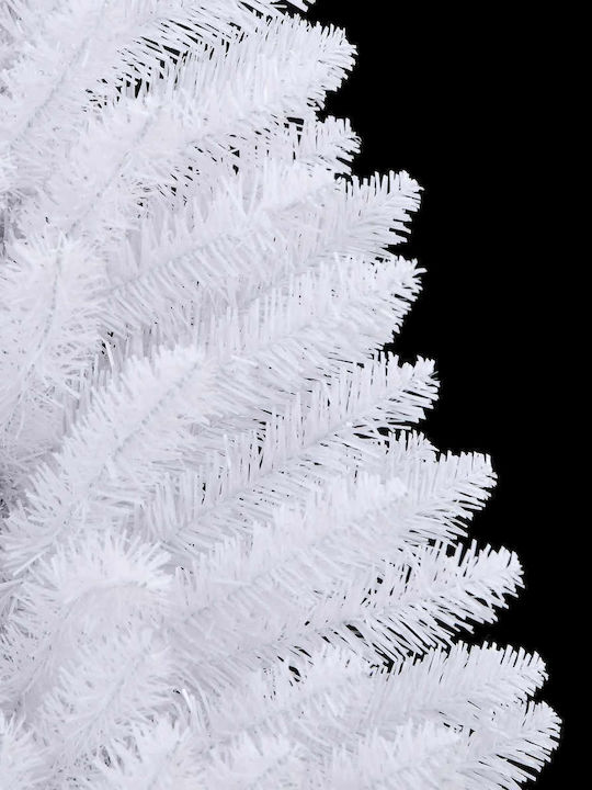 Weihnachtsbaum Künstlicher 120cm mit LED-Beleuchtung Weiß