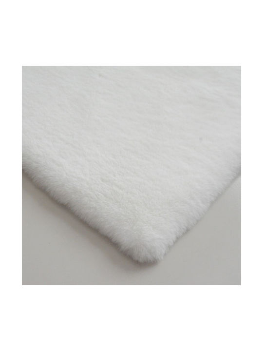 Modern Bedroom Rugs Set Ivory White 100-1187-14 3pcs