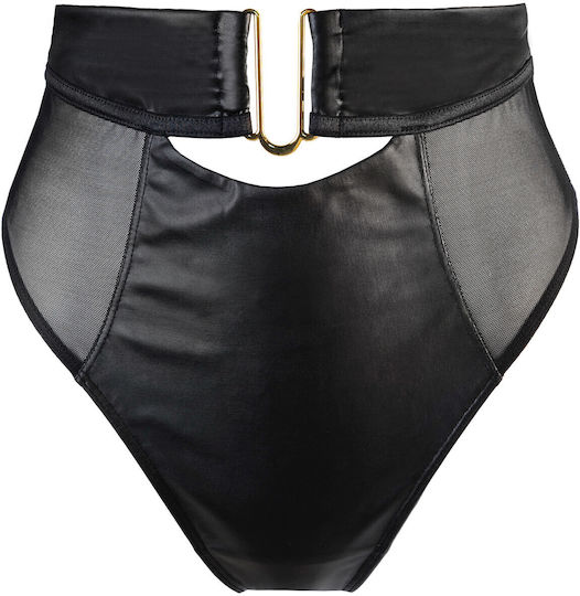 Axami Ψηλόμεσο Slip String V-10576 Μαύρο