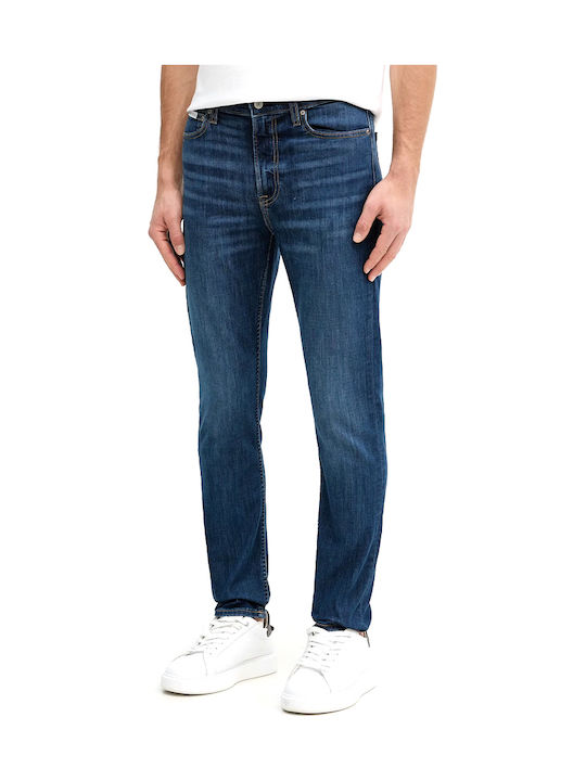 Men's Jeans Pants with Slim Tapered Fit Blue