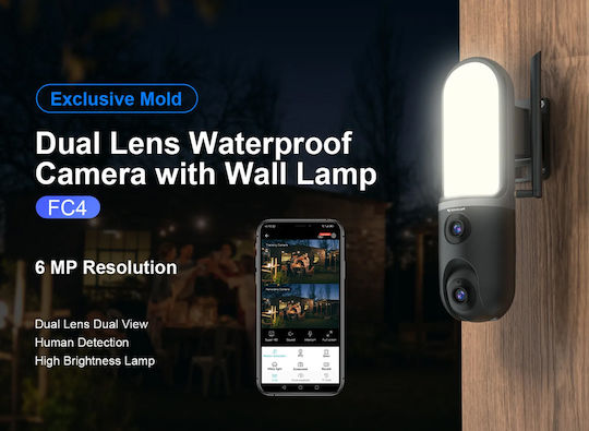 Vstarcam FC4 IP Surveillance Camera Wi-Fi Full HD+ 3MP Waterproof with Two-Way Communication and Lens 4mm