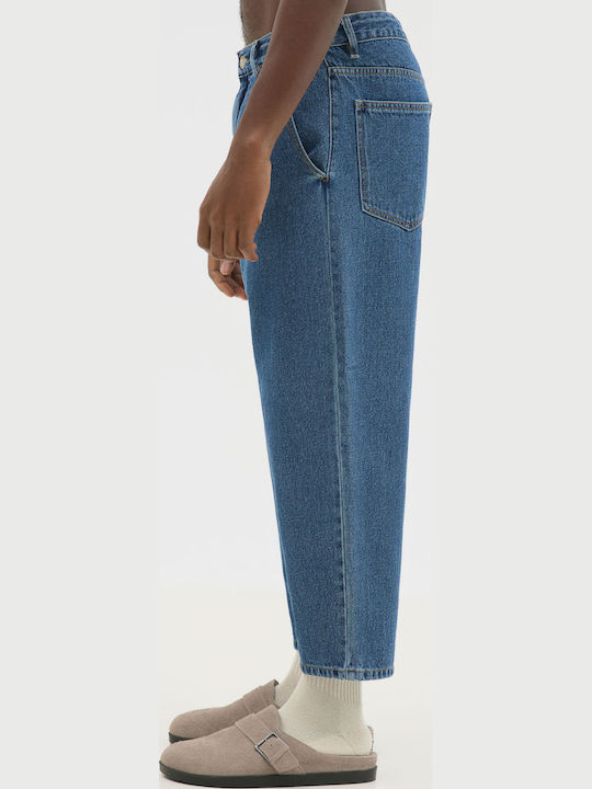 Herren Jeanshose Gekürzt mit Relaxed Passform Blue