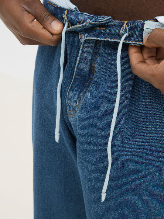 Herren Jeanshose Gekürzt mit Relaxed Passform Blue