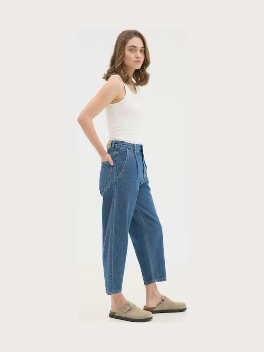 Herren Jeanshose Gekürzt mit Relaxed Passform Blue