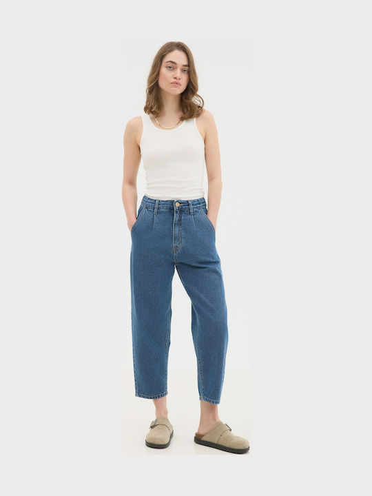 Herren Jeanshose Gekürzt mit Relaxed Passform Blue