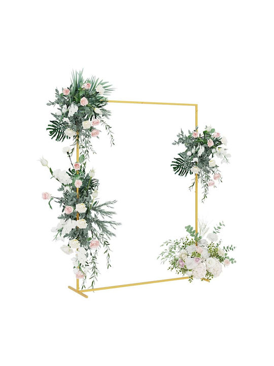 Garden Arch from Metallic in Gold Colour 49.5x49.5x150cm