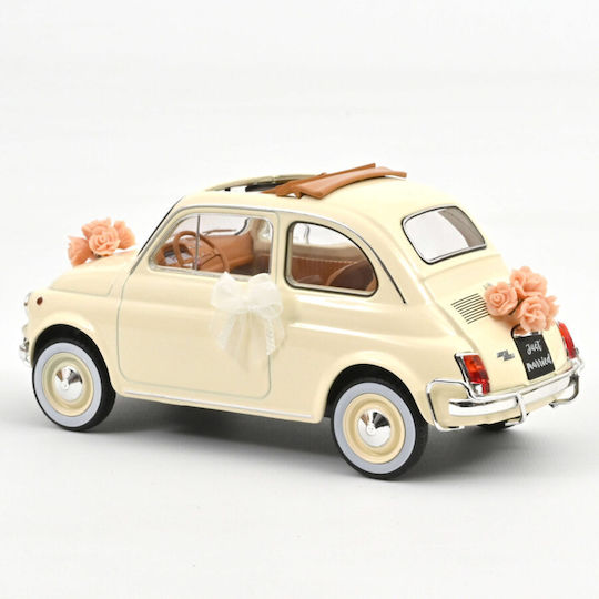 Macheta Auto Fiat 500 L 1968 Ivory Wedding Gift 1:18 Norev