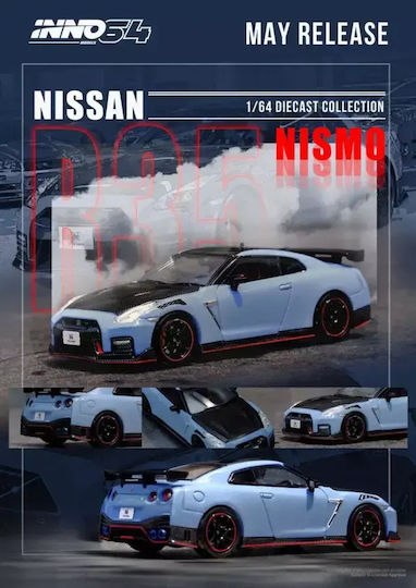 Machetă Mașină Nissan GT-R R35 Nismo Ediție Specială 2022 Scara 1:64 Inno64