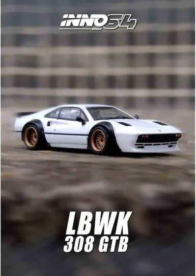Macheta Auto Ferrari Lbwk 308 Gtb Alb 1:64 Inno64