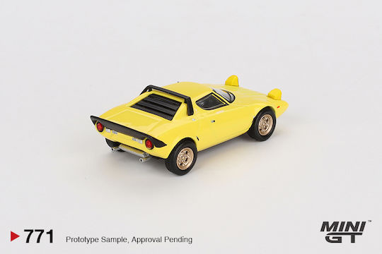 Macheta Auto Lancia Stratos Hf Stradale Giallo Fly 1:64 Mini Gt Mgt771l