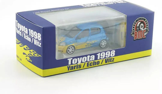 Macheta Auto Toyota Yaris Echoalbastru 1:64 Bm Creations