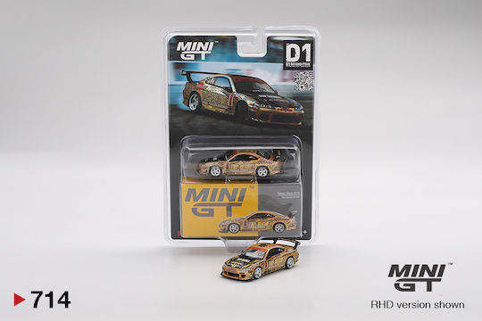 Machetă Mașină Nissan Silvia S15 Top Secret D1gp 1999 Scara 1:64 Mini GT Mgt00714 Rhd