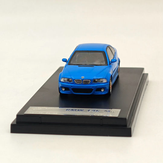 Macheta Auto Bmw E46 Blue Bbs Rims 1:64 Stance Hunter