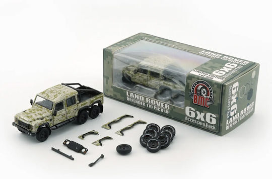 Machetă Mașină Land Rover Defender 110 Pick Up 6x6 Camuflaj 1:64 BM Creations 1:64 BM Creations