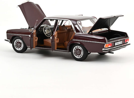 Macheta Auto Mercedes Benz 200 Dark Red Brown 1968 1:18 Norev