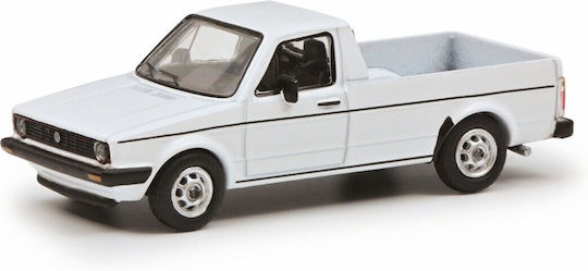 Macheta Auto Volkswagen Vw Caddy Pick-up Alb 1:64 Schuco