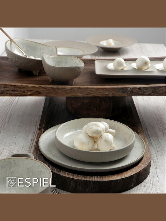 Espiel Spirit Plate Soup Beige with Diameter 28cm