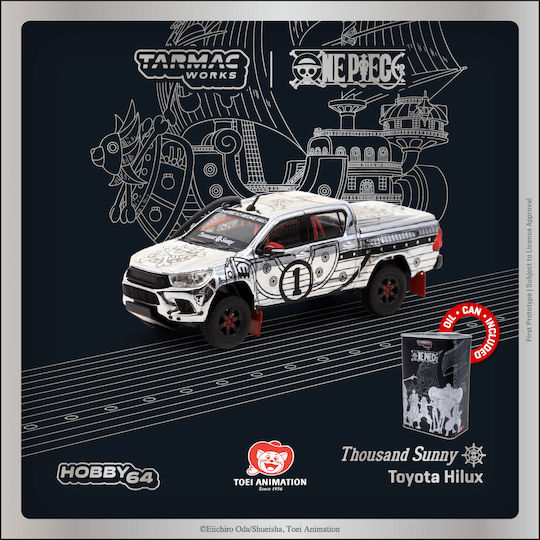 Machetă Auto Toyota Hilux Thousand Sunny Cană De Ulei Scara 1:64 Tarmac