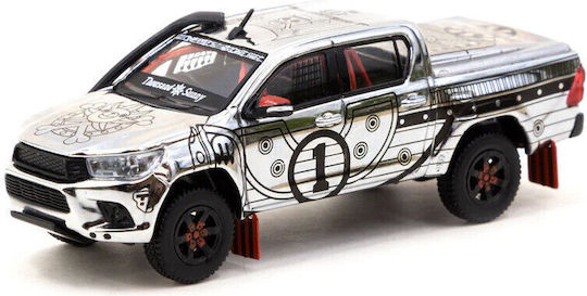Machetă Auto Toyota Hilux Thousand Sunny Cană De Ulei Scara 1:64 Tarmac
