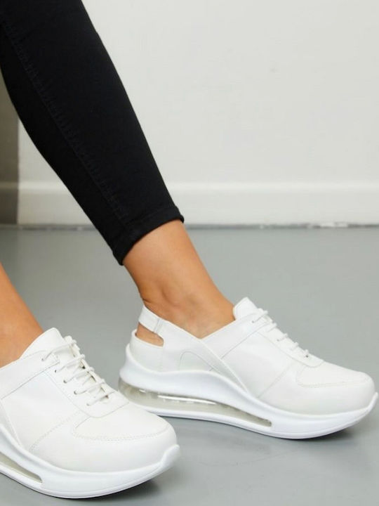 TerlikSabo Damen Leder Anatomisch Clogs Weiß