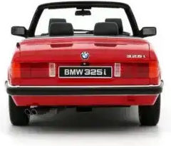 Machetă Mașină BMW 325i Cabriolet Roșu Aprins 308 1986 1:18 Otto Models Ot1194