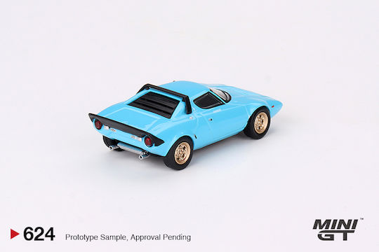 Model Static Mașină Lancia Stratos HF Stradale Albastru 1975 Scara 1:64