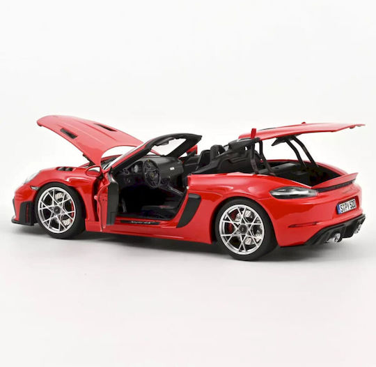 Macheta Auto Porsche 718 Spyder Rs 2023 Rosu 1:18 Norev