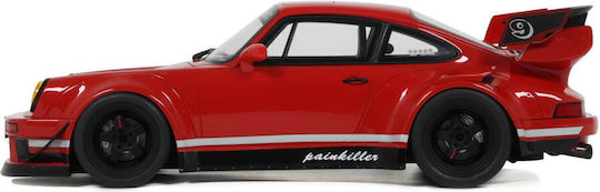 Machetă Mașină Porsche Rwb Painkiller Roșu Indian 1:18 Gt Spirit Gt449