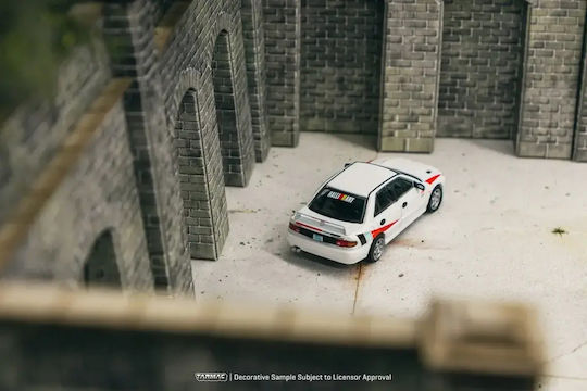 Macheta Auto Mitsubishi Lancer Rs Evolution Alb 1:64 Tarmac