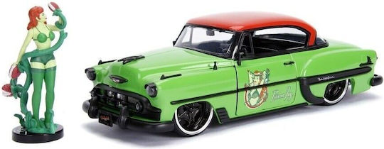 Machetă Mașină Chevrolet Bel Air 1953 + Figurină Poison Ivy Scara 1:24 Jada